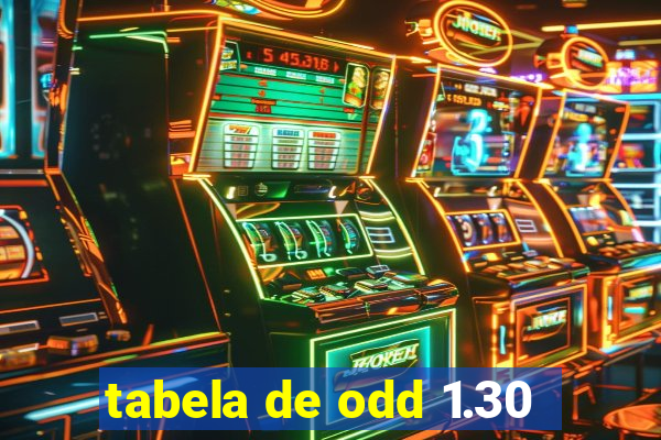 tabela de odd 1.30